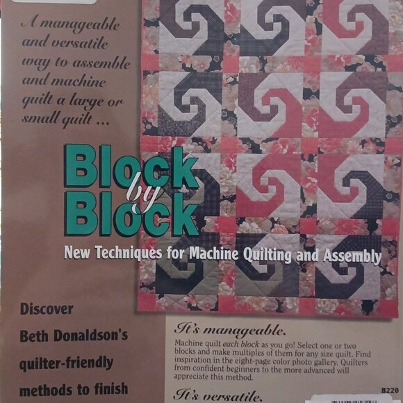 Block by Block: New Techniques for Machine Quilting and Assembly - Picture 2 of 4